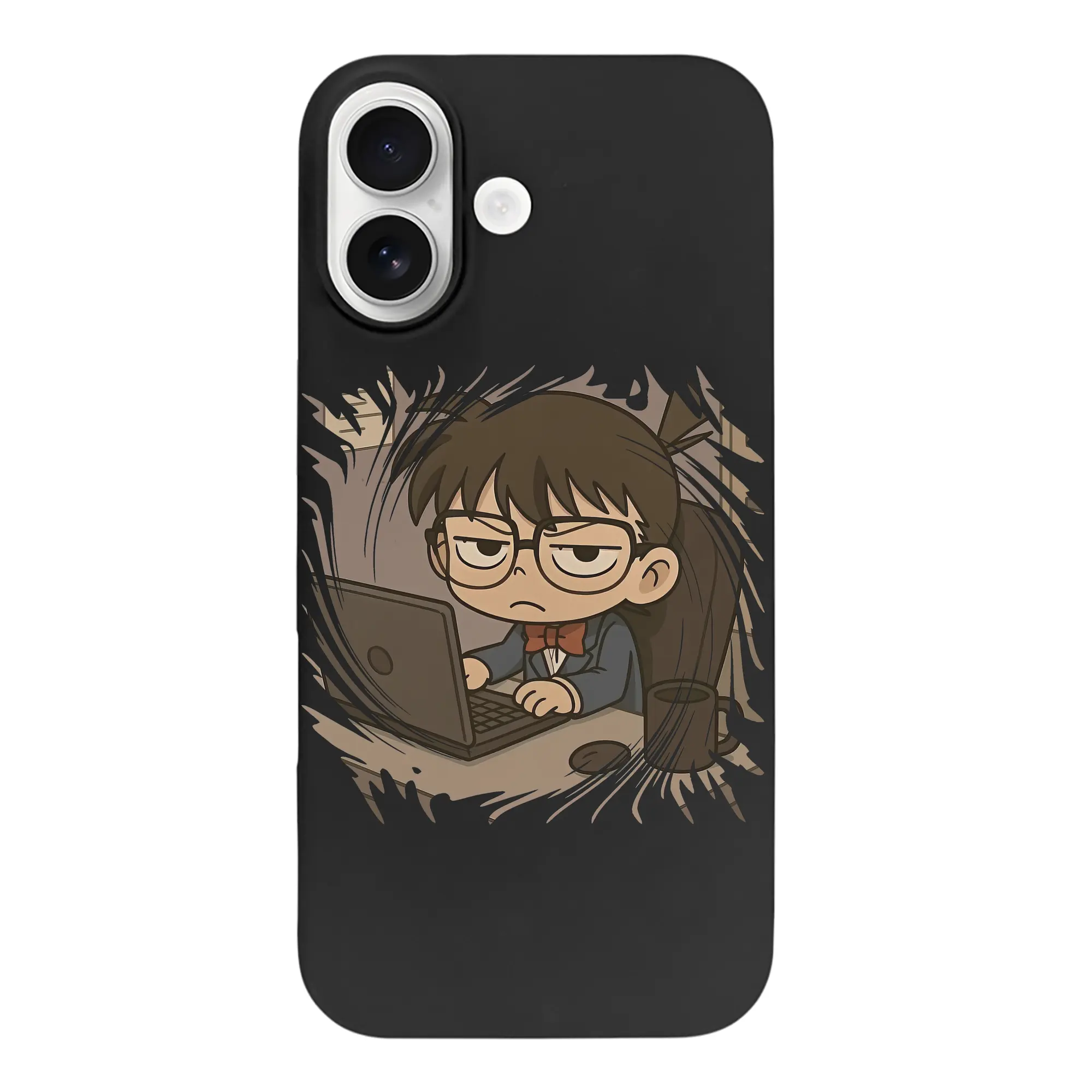 名探偵コナン グッズ 江戸川 コナン - iPhone 17 シリーズ シリコンケース 薄型 耐衝撃 指紋防止 ソフトタッチカバー 精密フィット 傷防止 保護ケース iPhone 17/17 Air/17 Pro/17 Pro Max 対応